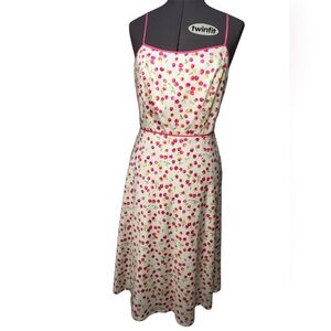 Liz Claiborne Pink and White Floral Dress